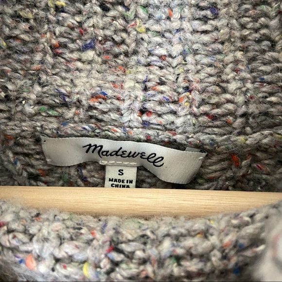 Madewell colorfleck ribbed turtleneck sweater - Picture 7 of 8